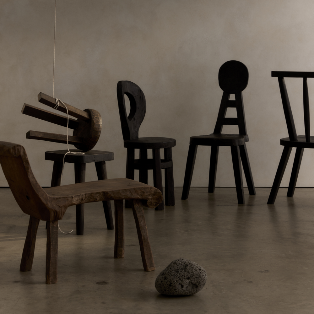 Hazel Dining Chair 01 | Dark Wood