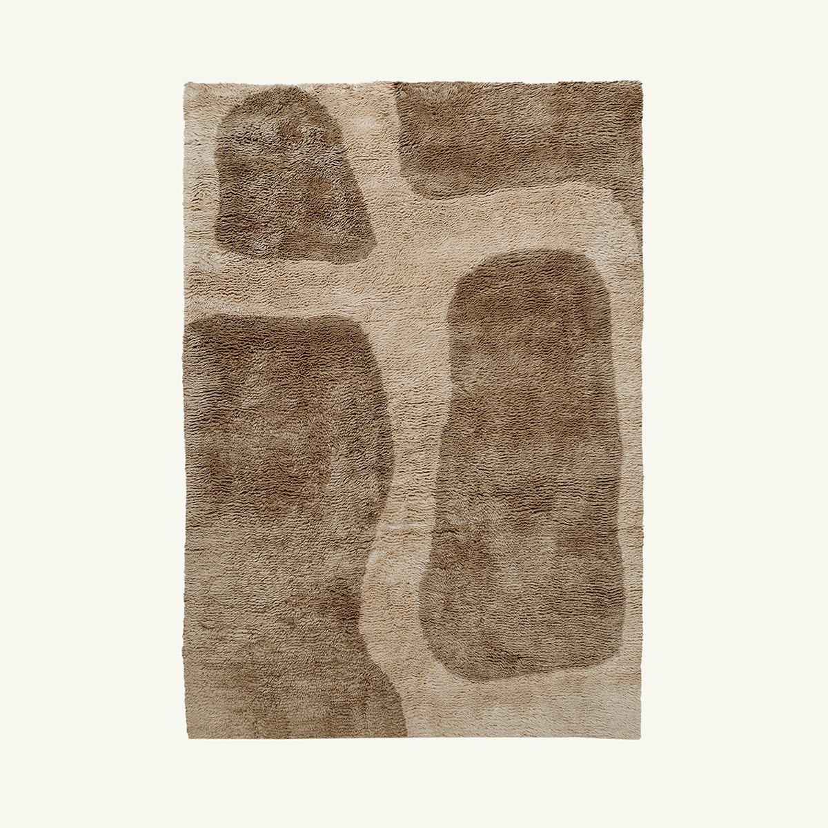 Awa Taupe New Zealand Washable Wool Rug - image 1