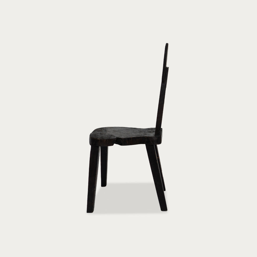 Hazel Dining Chair 02 | Dark Wood - image 3