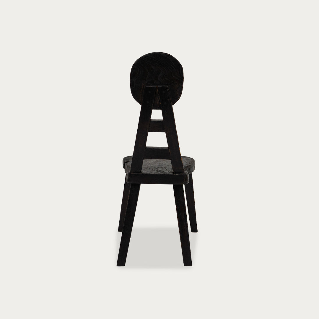 Hazel Dining Chair 03 | Dark Wood - image 4